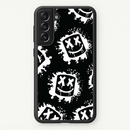 Black And White Helmet DJ Pattern  - Marshmello Phone Case for Galaxy S21 Plus
