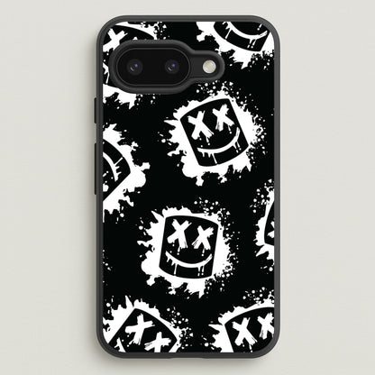 Black And White Helmet DJ Pattern  - Marshmello Phone Case for Google Pixel 9a