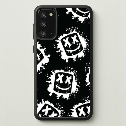 Black And White Helmet DJ Pattern  - Marshmello Phone Case for Galaxy Note 20