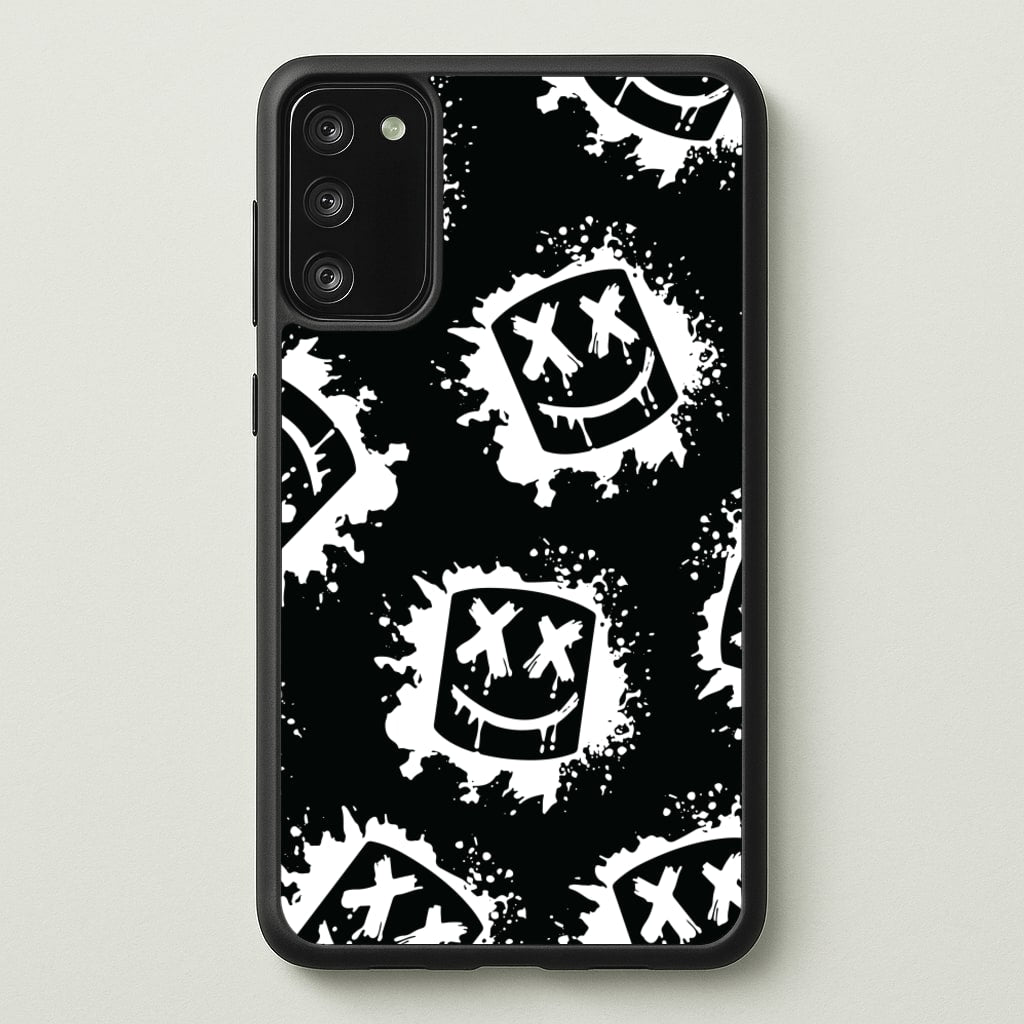 Black And White Helmet DJ Pattern  - Marshmello Phone Case for Galaxy A41