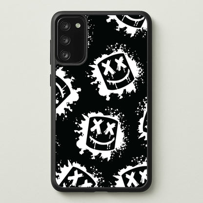 Black And White Helmet DJ Pattern  - Marshmello Phone Case for Galaxy A41