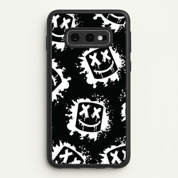 Black And White Helmet DJ Pattern  - Marshmello Phone Case for Galaxy S10e