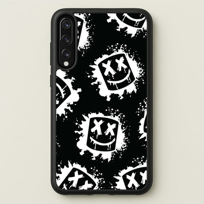 Black And White Helmet DJ Pattern  - Marshmello Phone Case for Huawei P20 Pro