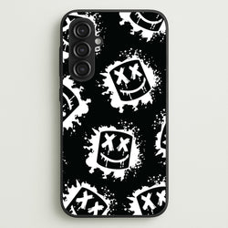 Black And White Helmet DJ Pattern  - Marshmello Phone Case for Galaxy S23FE