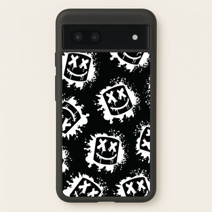 Black And White Helmet DJ Pattern  - Marshmello Phone Case for Google Pixel 7a