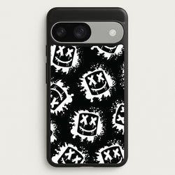 Black And White Helmet DJ Pattern  - Marshmello Phone Case for Google Pixel 9 / 9 Pro