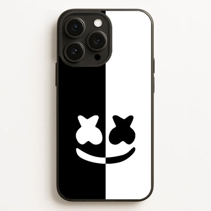 Dual Sides Helmet DJ  - Marshmello Phone Case for iPhone 16 Pro Max