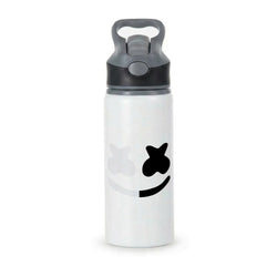 Dual Sides Helmet DJ  Active Water Bottle - Black