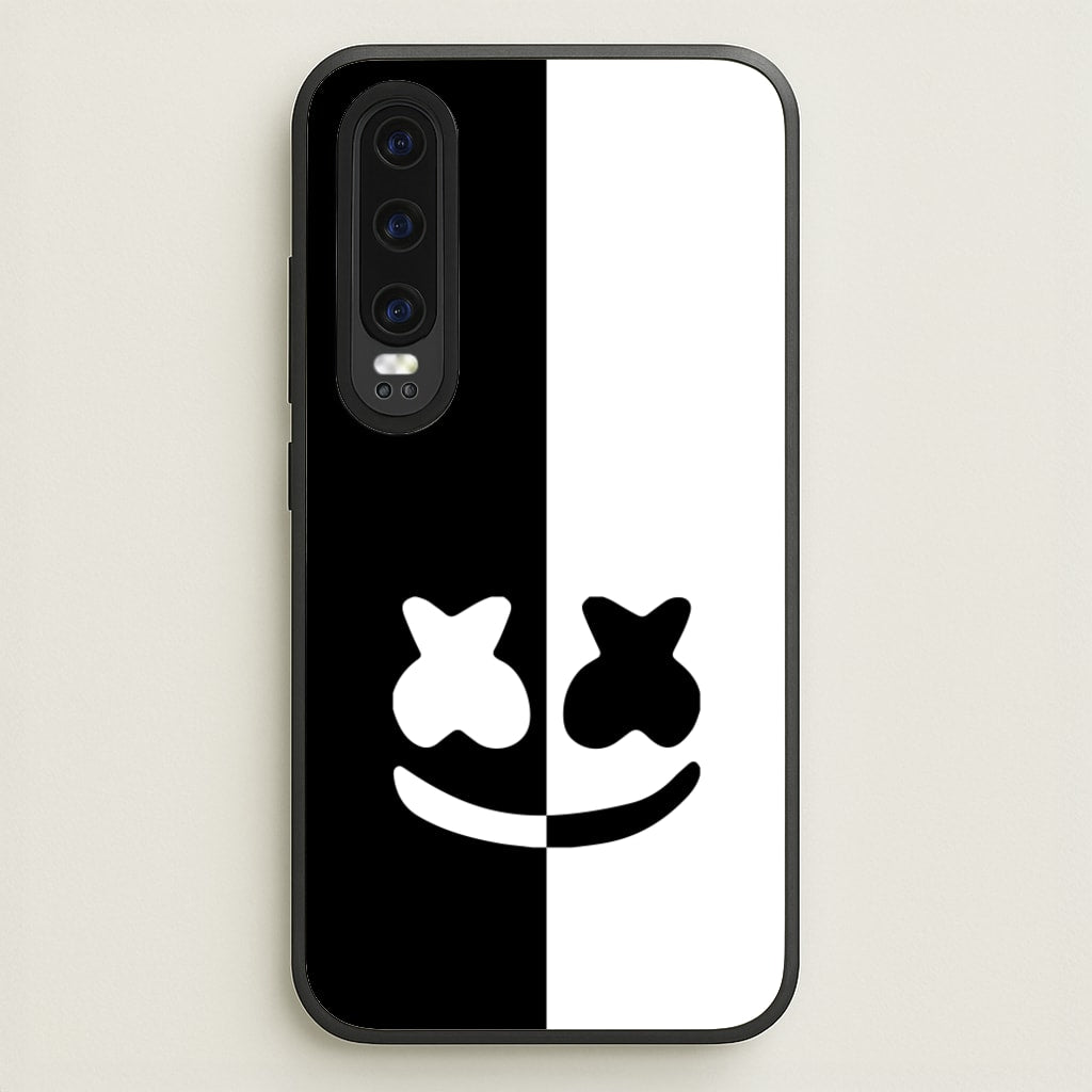 Dual Sides Helmet DJ  - Marshmello Phone Case for Huawei P30