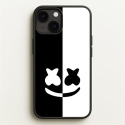 Dual Sides Helmet DJ  - Marshmello Phone Case for iPhone 13