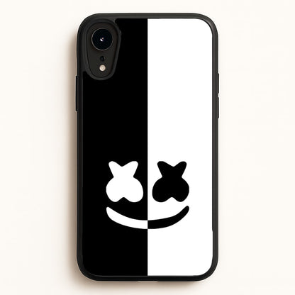 Dual Sides Helmet DJ  - Marshmello Phone Case for iPhone XR