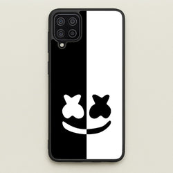 Dual Sides Helmet DJ  - Marshmello Phone Case for Galaxy A12