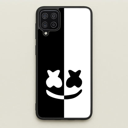 Dual Sides Helmet DJ  - Marshmello Phone Case for Galaxy A12
