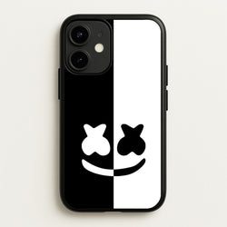 Dual Sides Helmet DJ  - Marshmello Phone Case for iPhone 12 / 12 Pro