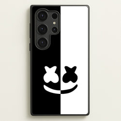 Dual Sides Helmet DJ  - Marshmello Phone Case for Galaxy S25 Ultra