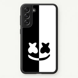Dual Sides Helmet DJ  - Marshmello Phone Case for Galaxy S21