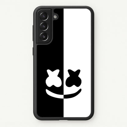 Dual Sides Helmet DJ  - Marshmello Phone Case for Galaxy S21