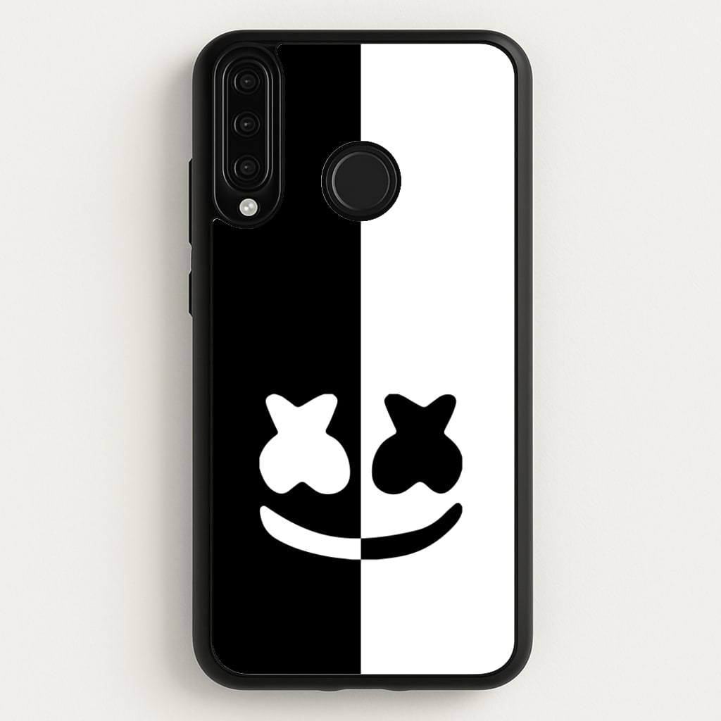 Dual Sides Helmet DJ  - Marshmello Phone Case for Huawei P30 Lite