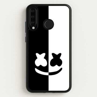 Dual Sides Helmet DJ  - Marshmello Phone Case for Huawei P30 Lite