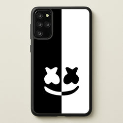 Dual Sides Helmet DJ  - Marshmello Phone Case for Galaxy S20 Plus
