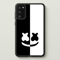 Dual Sides Helmet DJ  - Marshmello Phone Case for Galaxy S20