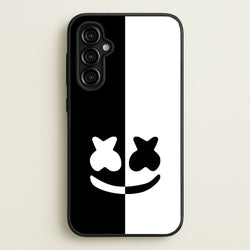 Dual Sides Helmet DJ  - Marshmello Phone Case for Galaxy A54