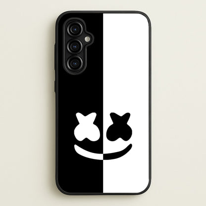 Dual Sides Helmet DJ  - Marshmello Phone Case for Galaxy A54
