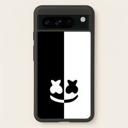 Dual Sides Helmet DJ  - Marshmello Phone Case for Google Pixel 8 Pro