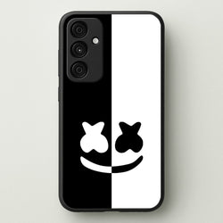 Dual Sides Helmet DJ  - Marshmello Phone Case for Galaxy A35