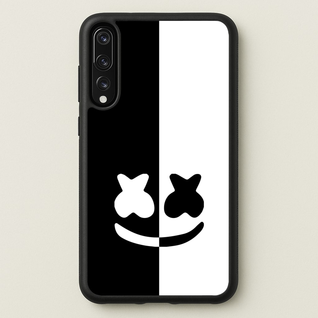 Dual Sides Helmet DJ  - Marshmello Phone Case for Huawei P20 Pro