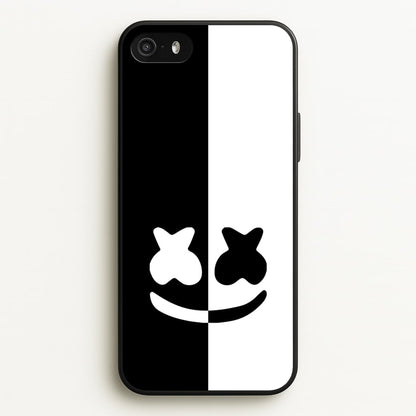 Dual Sides Helmet DJ  - Marshmello Phone Case for iPhone 5 / 5s / SE 2016