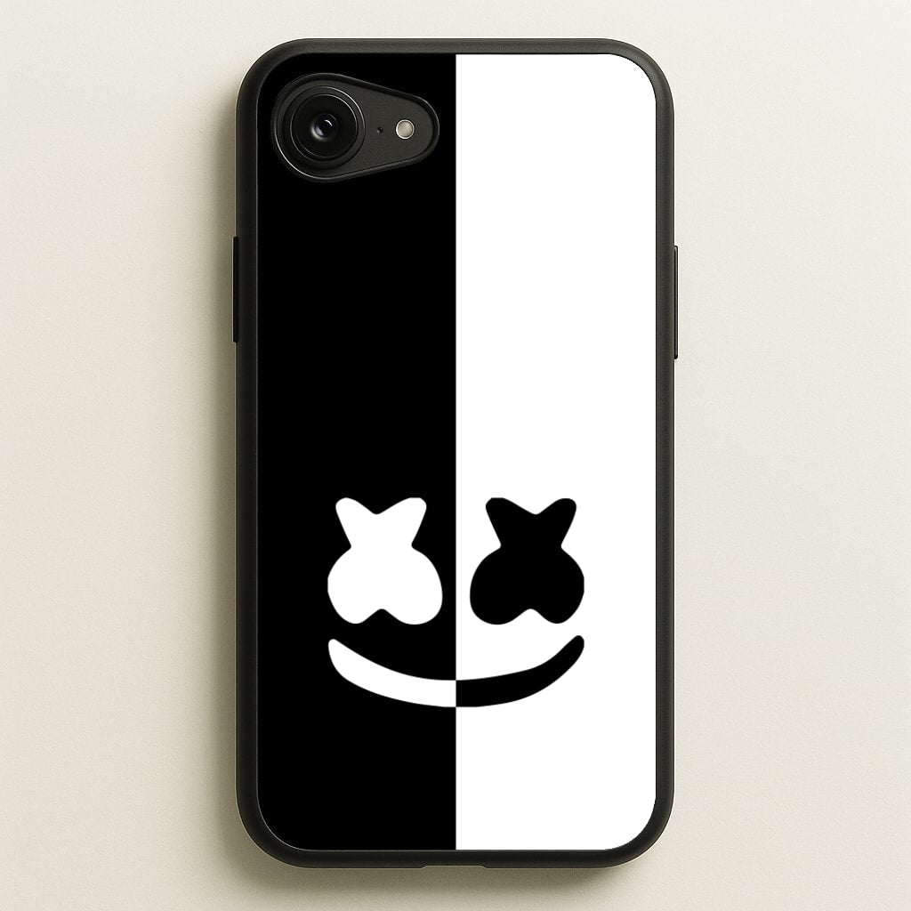 Dual Sides Helmet DJ  - Marshmello Phone Case for iPhone 16e