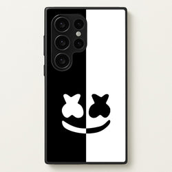 Dual Sides Helmet DJ  - Marshmello Phone Case for Galaxy S24 Ultra