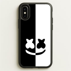 Dual Sides Helmet DJ  - Marshmello Phone Case for iPhone X / XS