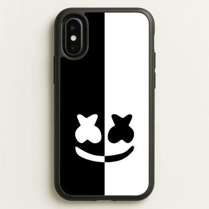 Dual Sides Helmet DJ  - Marshmello Phone Case for iPhone X / XS