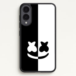 Dual Sides Helmet DJ  - Marshmello Phone Case for Galaxy S25 Edge