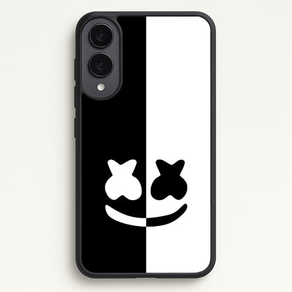 Dual Sides Helmet DJ  - Marshmello Phone Case for Galaxy S25 Edge