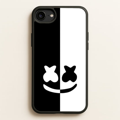 Dual Sides Helmet DJ  - Marshmello Phone Case for iPhone 6 / 7 / 8 / SE