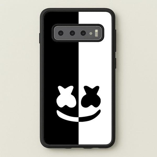 Dual Sides Helmet DJ  - Marshmello Phone Case for Galaxy S10