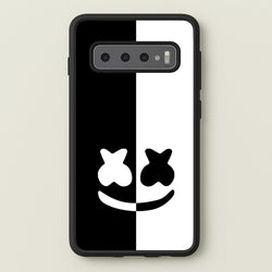 Dual Sides Helmet DJ  - Marshmello Phone Case for Galaxy S10 Plus
