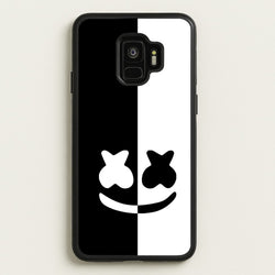 Dual Sides Helmet DJ  - Marshmello Phone Case for Galaxy S9