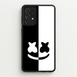 Dual Sides Helmet DJ  - Marshmello Phone Case for Galaxy A52 / A52s