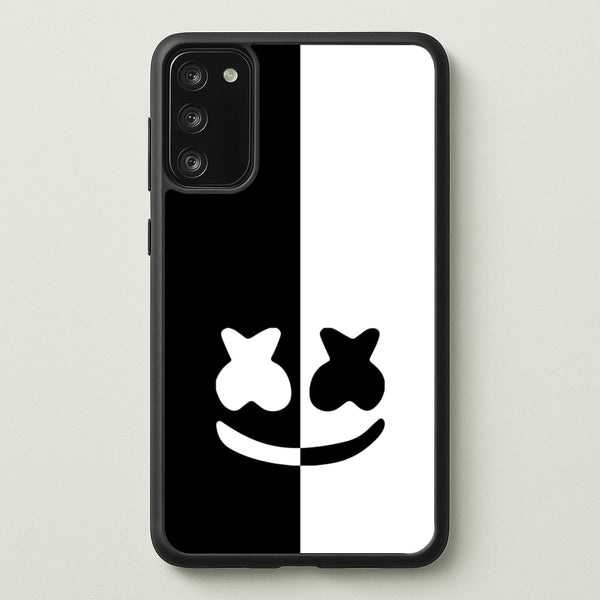 Dual Sides Helmet DJ  - Marshmello Phone Case for Galaxy S20FE