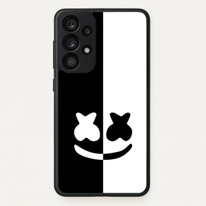 Dual Sides Helmet DJ  - Marshmello Phone Case for Galaxy A53