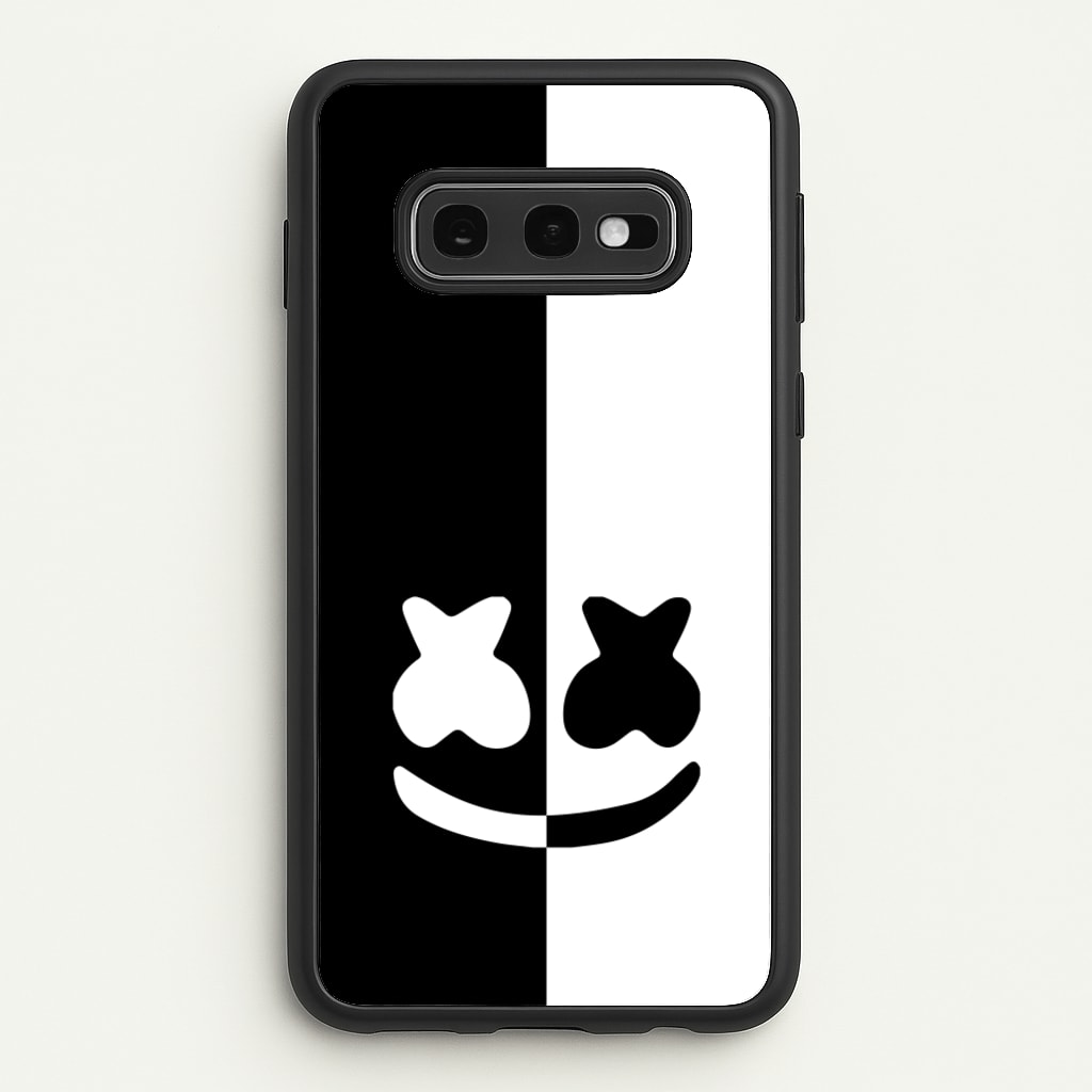 Dual Sides Helmet DJ  - Marshmello Phone Case for Galaxy S10e