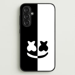 Dual Sides Helmet DJ  - Marshmello Phone Case for Galaxy S23FE