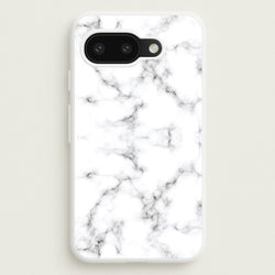 White Marbled   - Marble Phone Case for Google Pixel 9a