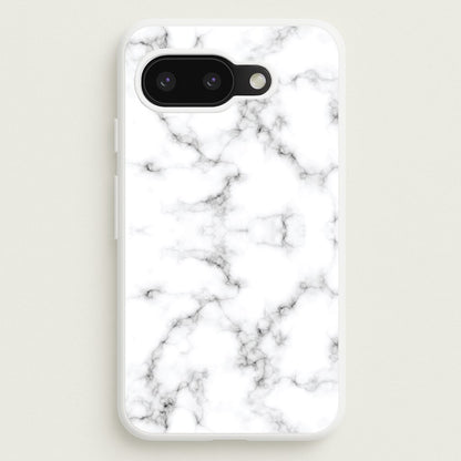 White Marbled   - Marble Phone Case for Google Pixel 9a