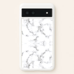 White Marbled   - Marble Phone Case for Google Pixel 7a