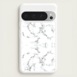 White Marbled   - Marble Phone Case for Google Pixel 9 Pro XL